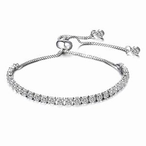 ♠️+Swarovski® Diamonds Tennis Bridal Bracelet